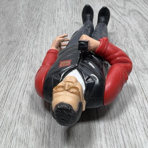 1998 WWF Jakks Pacific Ringside Collection Series 2 Jim Ross Action Figure - Picture 5 of 5